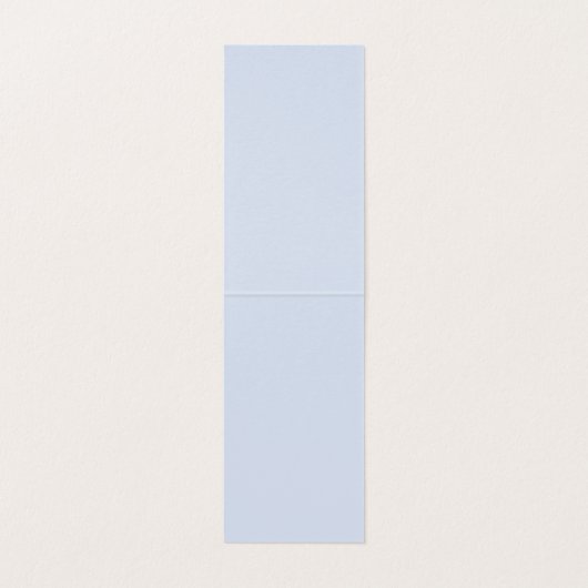 Stoffige blauwe bloemen delen het liefdesbord kaart (Binnenkant ongevouwen)