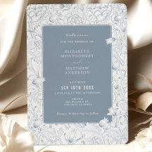 Stoffige Blauwe Elegantie Tulpen & Chrysanthemum