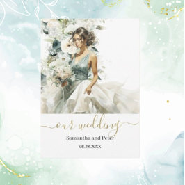 Stoffige blauwe eucalyptus groen kaart