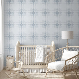 Stoffige Blauwe Geluidsgolf Minimale Stijl Behang