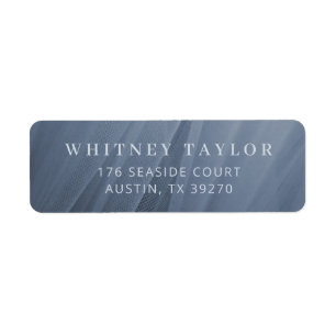 Stoffige Blauwe Tulle Textuur Etiket
