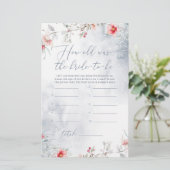 Stoffige blauwe winter Hoe oud was de bruid om wil (Staand voorkant)