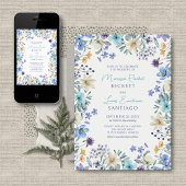 Stoffige Blauwgroen Blauwe Lavendel Wildflowers We Kaart