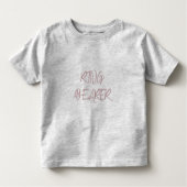 Stoffige bordeauxrode ringdrager kinder shirts (Voorkant)