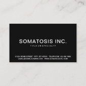 stoffige bossen visitekaartje (Achterkant)