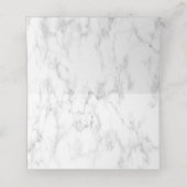 Stoffige Botanische Groene Gouden Marmeren Plaats  Plaatskaartje (Binnenkant ongevouwen)