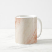 Stoffige bruine poeder chic koffiemok (Voorkant rechts)