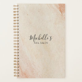 Stoffige bruine poeder chic planner