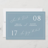 Stoffige Cottage Save the Date Trouwkaart (Voorkant)