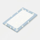 Stoffige Daisy Bloemige Plakbriefjes | Schattige B Post-it® Notes (Schuin)