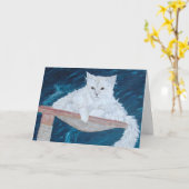 Stoffige Dame Kaart (Gele Bloem)