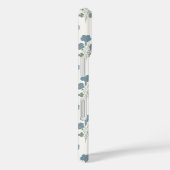 Stoffige Denim & Perzik Kust Botanisch Case-Mate iPhone Case (Achterkant / Rechts)