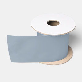 Stoffige Duif Blauw Kleur Satijnen Lint
