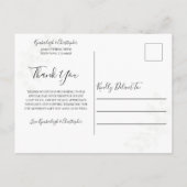 Stoffige groene boho geometrische boog bruiloft be briefkaart (Achterkant)