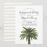 Stoffige handpalmen | Verloving Beach Party