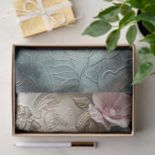 Stoffige kleuren, Shabby Chic Barok Bloemen Tissuepapier (Geschenk)
