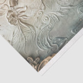 Stoffige kleuren, Shabby Chic Barok Bloemen Tissuepapier (Detail)