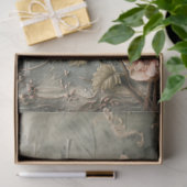 Stoffige kleuren, Shabby Chic, Tattered Floral Tissuepapier (Geschenk)