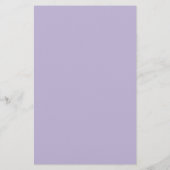 Stoffige lavendel effen kleur briefpapier (Achterkant)