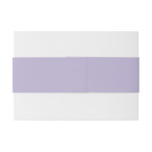 Stoffige lavendel effen kleur uitnodigingen wikkel (Achterkant Voorbeeld)