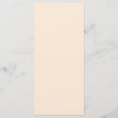 Stoffige lavendel kader bruiloft menu (Achterkant)