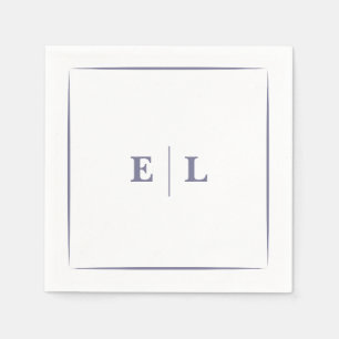 Stoffige lavendel Minimalistische Trouw Servet