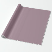 Stoffige Mauve Bloei Cadeaupapier (Uitgerold)