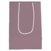 Stoffige Mauve Bloei Medium Cadeauzakje (Achterkant)