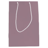 Stoffige Mauve Bloei Medium Cadeauzakje (Voorkant)