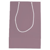 Stoffige Mauve Bloei Medium Cadeauzakje (Achterkant)