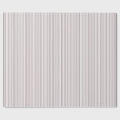 Stoffige Mauve Dunne Gestreepte Cadeaupapier (Vlak)