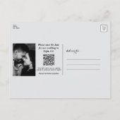 Stoffige Olijf Roze & Goud Waterverf Bloemen Aankondigingskaart (Achterkant)