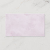 Stoffige Paarse Lavendel Wildflower Wedding Detail Informatiekaartje (Achterkant)