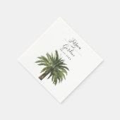 stoffige palm | servet (Hoek)