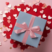 Stoffige Periwinkle Blauwe Wrapping Papiervellen Inpakpapier Vel