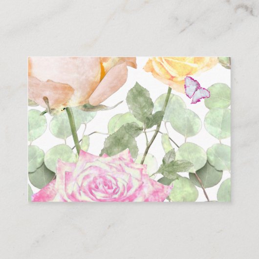 Stoffige perzik, groen  Afstuderen Opslagdatum Advieskaart (Achterkant)