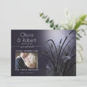 Stoffige Pruim Bewaar de Datum Maneschijn Libel Kaart (Staand voorkant)