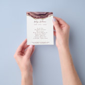 stoffige roos agate flyer (Hand)