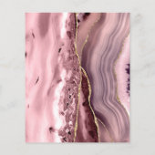 stoffige roos agate flyer (Achterkant)