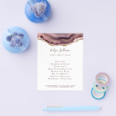 stoffige roos agate flyer (Enkel)