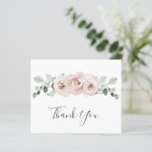 Stoffige Roze Bloemige Elegante Budget Bruiloft Da (Staand voorkant)