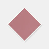 Stoffige Roze Effen Kleur Servet (Hoek)