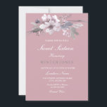 Stoffige Roze Elegante Bloemige Sweet 16 Uitnodigi Kaart<br><div class="desc">Stoffige Roze Elegante Bloemige Sweet 16 Uitnodiging

Passende collectie in Niche and Nest winkel.

Ontwerp met dank aan: https://www.etsy.com/shop/SmallHouseBigPony</div>