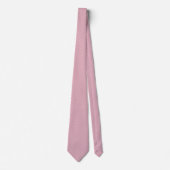 Stoffige Roze Gekartelde Diamant Stropdas (Voorkant)