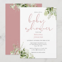 Stoffige Roze Groene Bloemen Meisje Baby Borrel