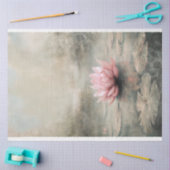 Stoffige roze Lotus Art, Etherisch Meer Tissuepapier (Craft)