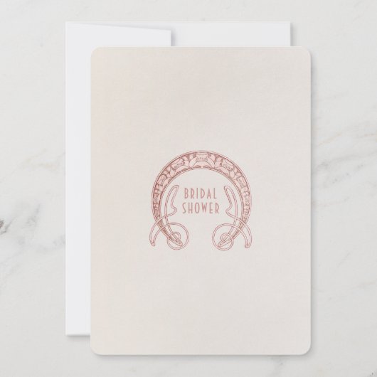 Stoffige Roze Madeliefjes Bruidsuitnodiging Art No Kaart (Achterkant)