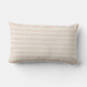 Stoffige Roze Moderne Minimalistische Streep Boho  Kussen (Achterkant)