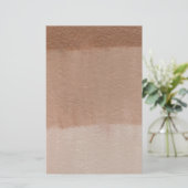 Stoffige Roze Ombre Briefpapier (Staand voorkant)