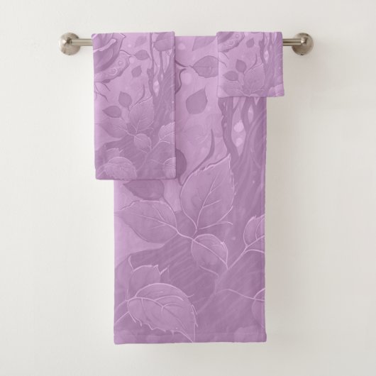 Stoffige Roze Rozen 2 Bad Handdoek (Insitu)